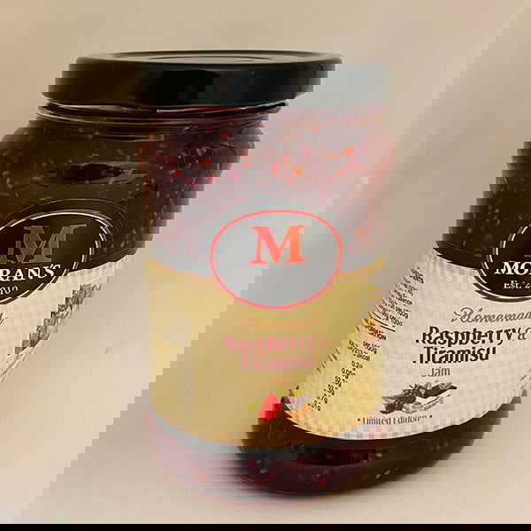 Raspberry & Tiramisu Jam - Morans Mega Jam -