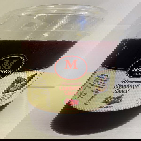 Cranberry Sauce Catering Size - Morans Mega Jam - simple