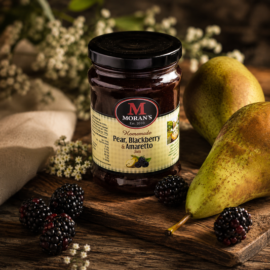 Pear,Blackberry & Amaretto Jam