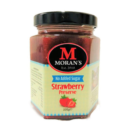 No Added Sugar Strawberry Preserve - Morans Mega Jam - 