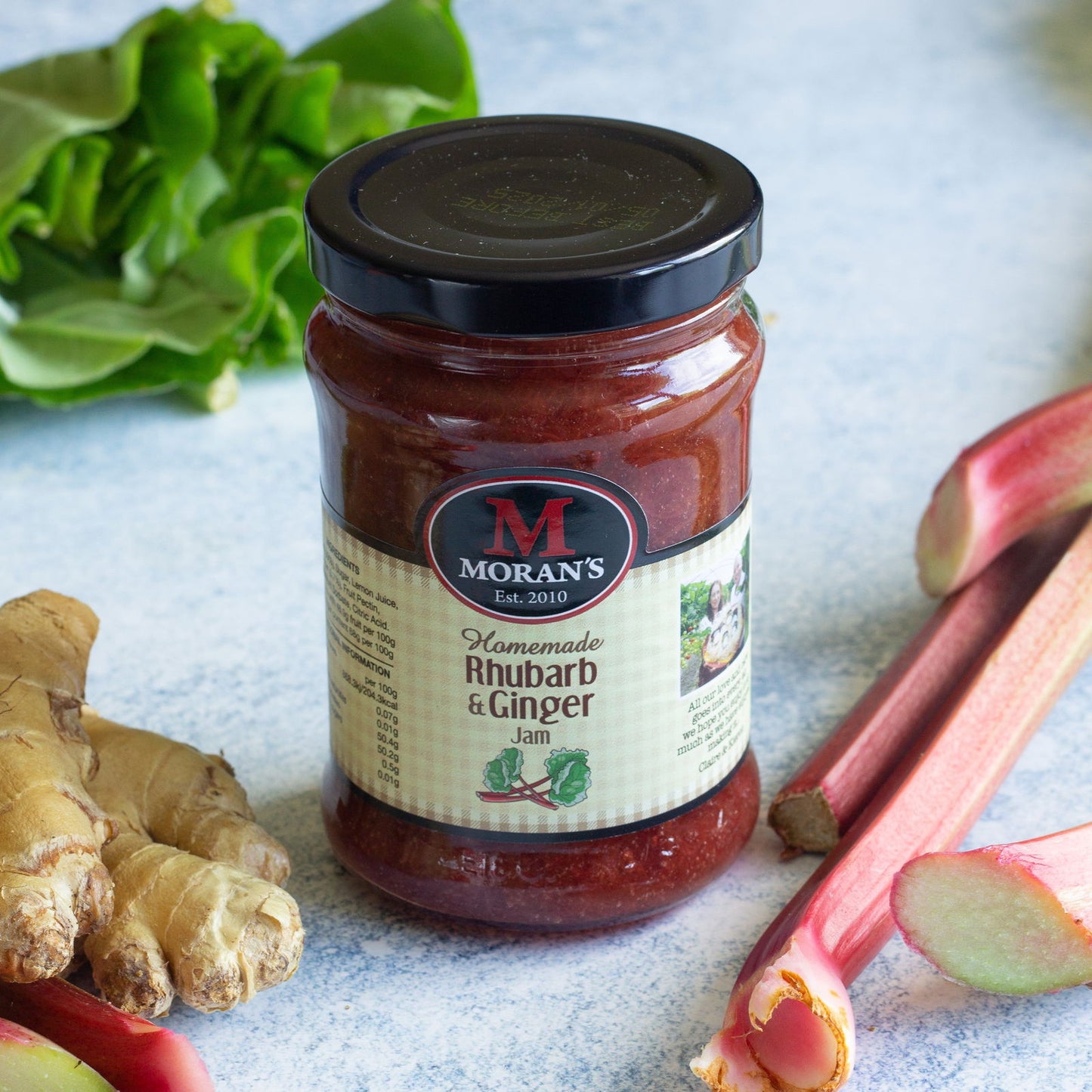 Rhubarb & Ginger - Morans Mega Jam - simple
